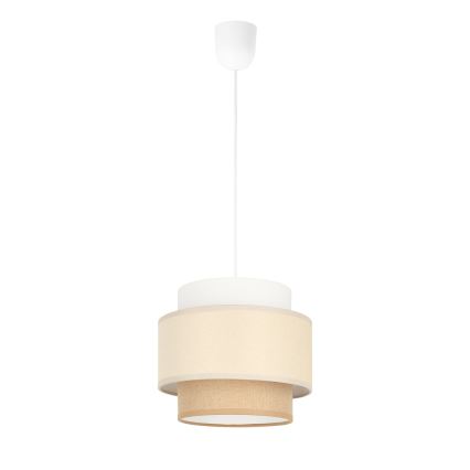 Brilagi - Hanglamp aan snoer RESNA 1xE27/60W/230V Ø 20 cm crème/beige