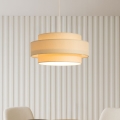 Brilagi - Hanglamp aan snoer RESNA 1xE27/60W/230V Ø 40 cm beige