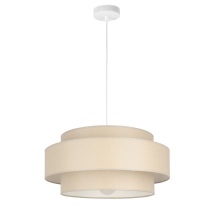Brilagi - Hanglamp aan snoer RESNA 1xE27/60W/230V Ø 40 cm beige