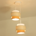 Brilagi - Hanglamp aan snoer RESNA 2xE27/60W/230V Ø 30 cm crème/beige