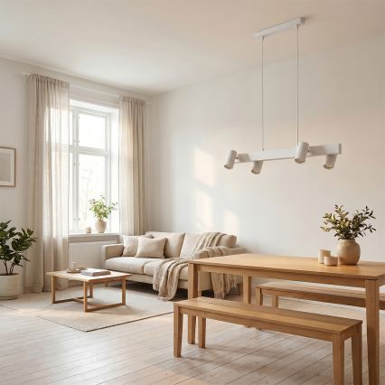 Brilagi - Hanglamp aan snoer SELE 4xGU10/30W/230V wit