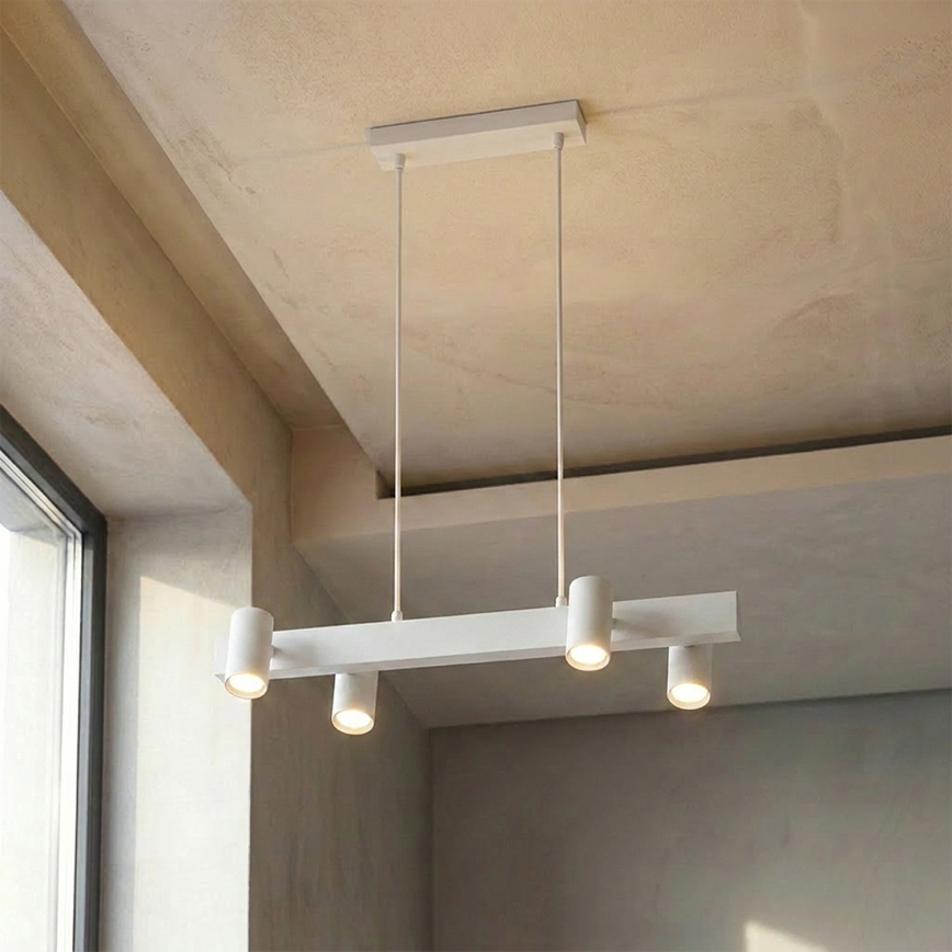 Brilagi - Hanglamp aan snoer SELE 4xGU10/30W/230V wit