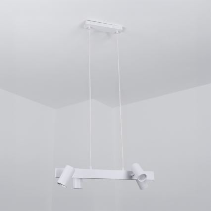Brilagi - Hanglamp aan snoer SELE 4xGU10/30W/230V wit