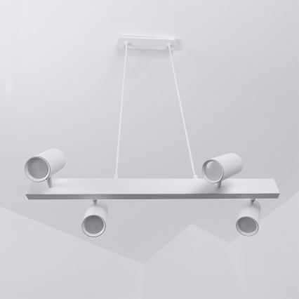 Brilagi - Hanglamp aan snoer SELE 4xGU10/30W/230V wit