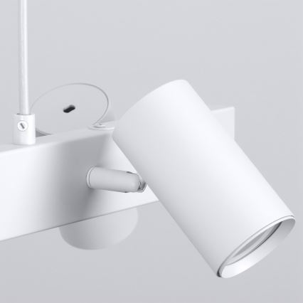 Brilagi - Hanglamp aan snoer SELE 4xGU10/30W/230V wit