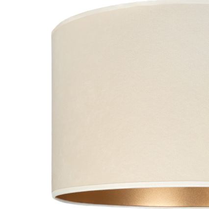 Brilagi - Hanglamp aan snoer VELVET 1xE27/60W/230V Ø 40 cm crème/goud