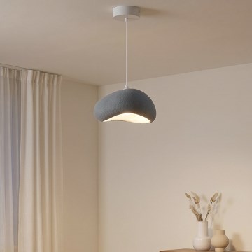 Brilagi - Hanglamp aan snoer WABI SABI 1xE27/40W/230V grijs