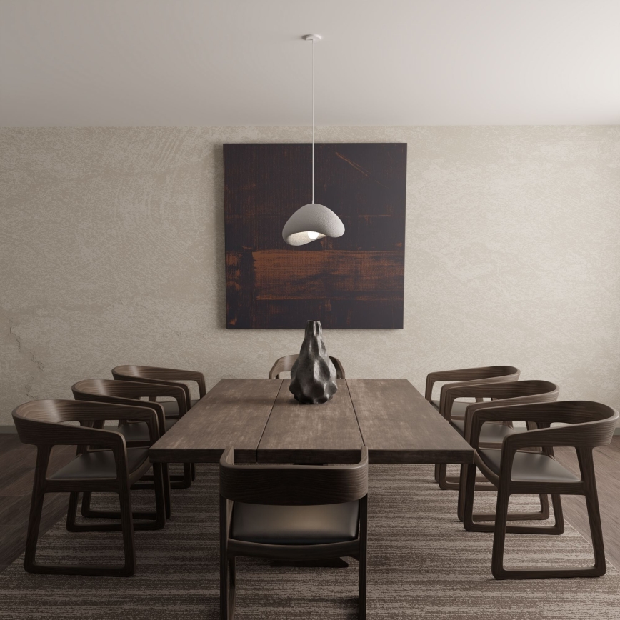 Brilagi - Hanglamp aan snoer WABI SABI 1xE27/40W/230V grijs