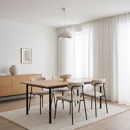 Brilagi - Hanglamp aan snoer WABI SABI 1xE27/40W/230V Ø 30 cm wit
