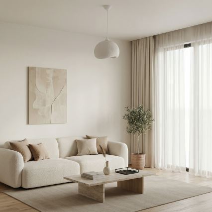 Brilagi - Hanglamp aan snoer WABI SABI 1xE27/40W/230V Ø 34 cm wit