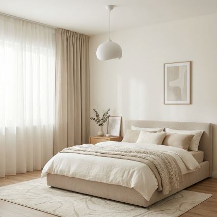 Brilagi - Hanglamp aan snoer WABI SABI 1xE27/40W/230V Ø 34 cm wit