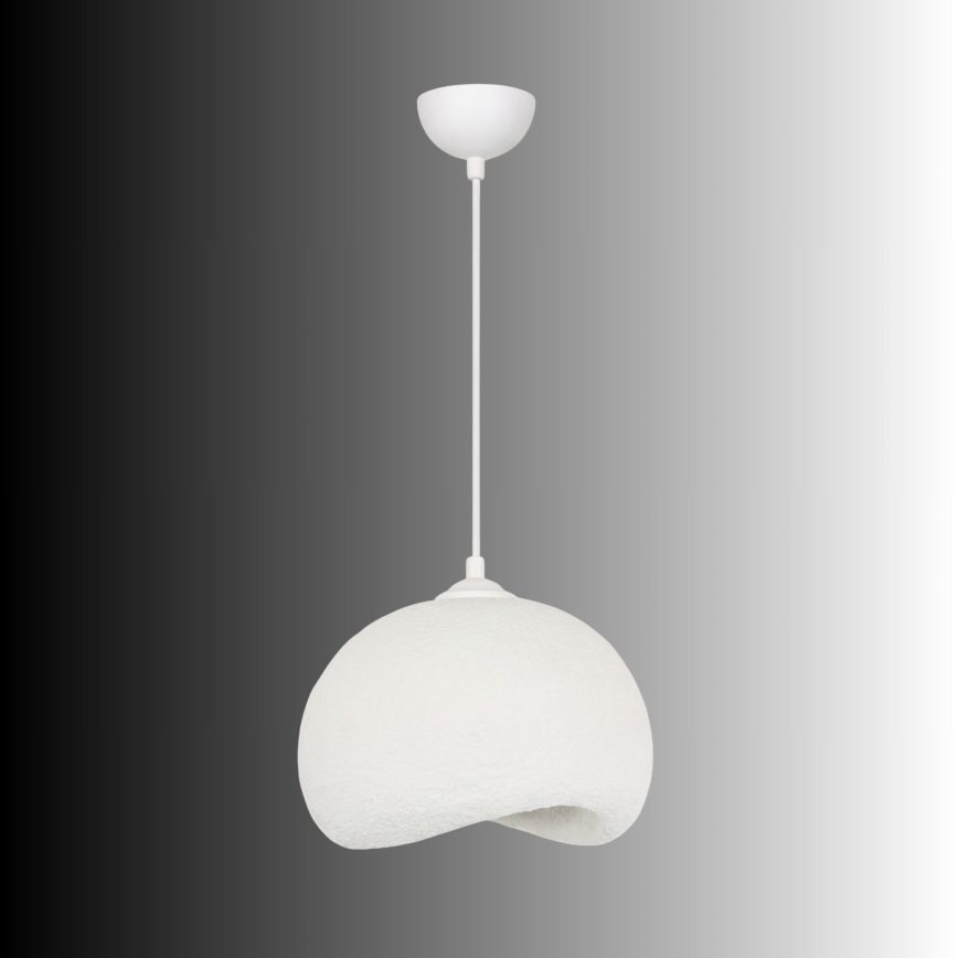 Brilagi - Hanglamp aan snoer WABI SABI 1xE27/40W/230V Ø 34 cm wit