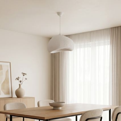 Brilagi - Hanglamp aan snoer WABI SABI 1xE27/40W/230V Ø 42 cm wit
