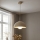 Brilagi - Hanglamp met kabel COSMO 1xE27/60W/230V Ø 30 cm beige/goud