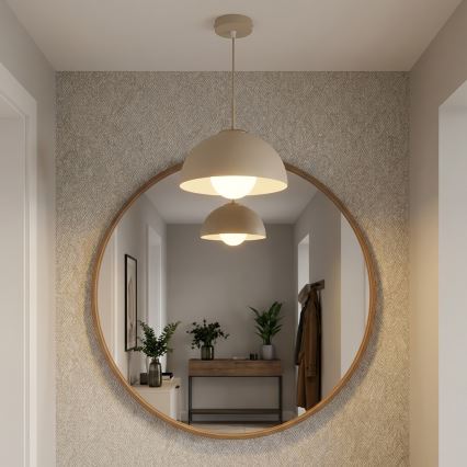 Brilagi - Hanglamp met kabel COSMO 1xE27/60W/230V Ø 30 cm beige/goud