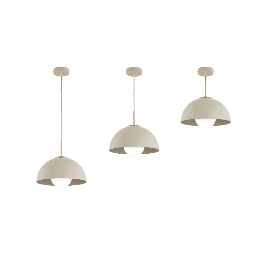 Brilagi - Hanglamp met kabel COSMO 1xE27/60W/230V Ø 30 cm beige/goud