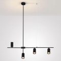 Brilagi - Hanglamp met kabel CRANE 4xGU10/30W/230V zwart