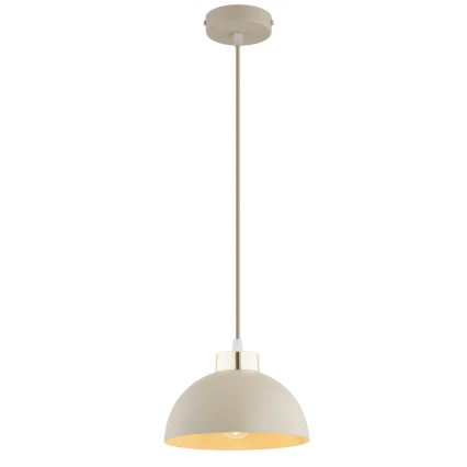 Brilagi - Hanglamp met kabel MOON 1xE27/60W/230V Ø 18 cm beige/goud