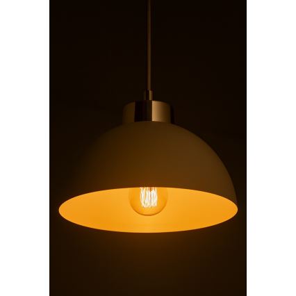 Brilagi - Hanglamp met kabel MOON 1xE27/60W/230V Ø 18 cm beige/goud