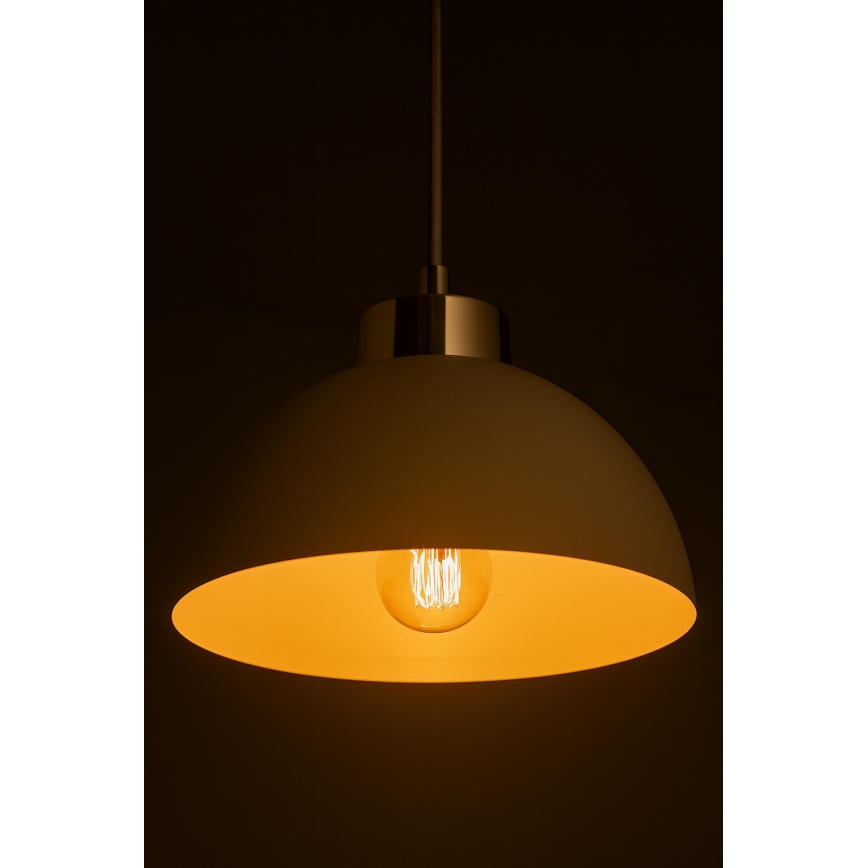 Brilagi - Hanglamp met kabel MOON 1xE27/60W/230V Ø 18 cm beige/goud