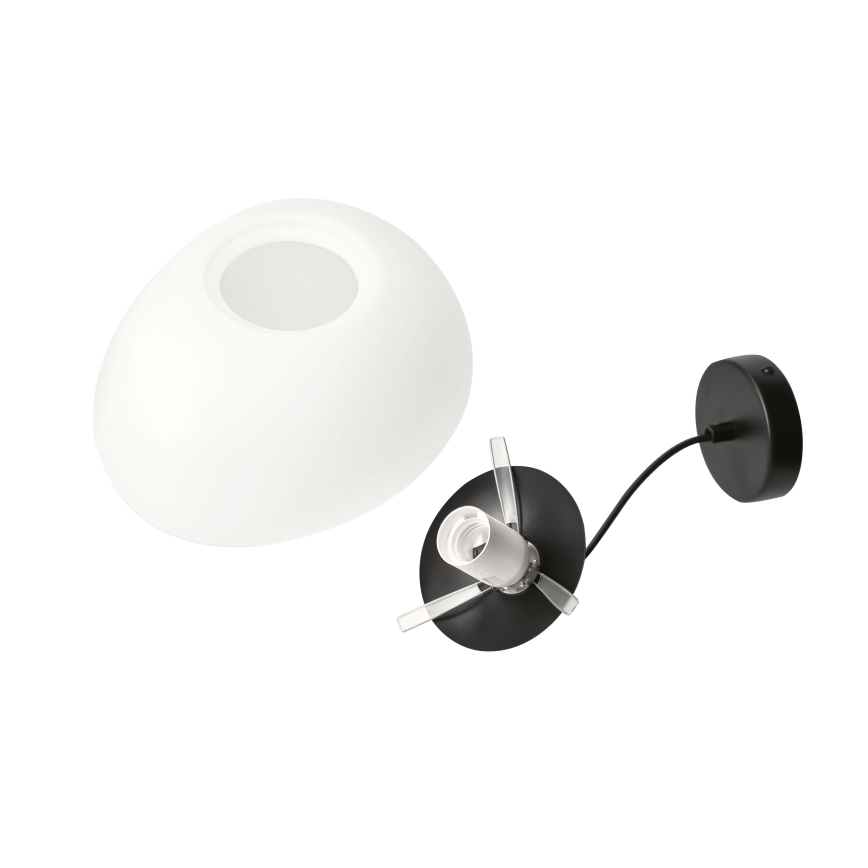 BRILAGI - Hanglamp met kabel PEBBLES 1xE27/40W/230V Ø 20 cm zwart