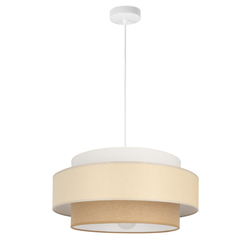 Brilagi - Hanglamp met kabel RESNA 1xE27/60W/230V Ø 40 cm crème/beige
