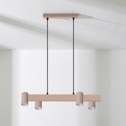 Brilagi - Hanglamp met kabel SELE 4xGU10/30W/230V beige