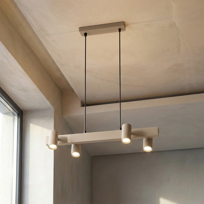 Brilagi - Hanglamp met kabel SELE 4xGU10/30W/230V beige
