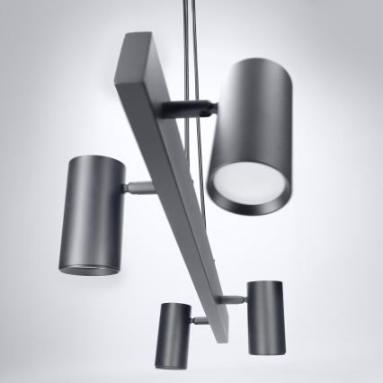 Brilagi - Hanglamp met kabel SELE 4xGU10/30W/230V zwart