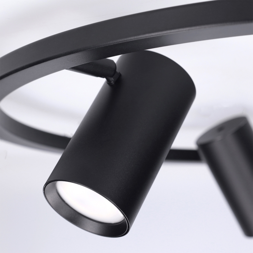 BRILAGI - Hanglamp met kabel SELE 4xGU10/30W/230V zwart