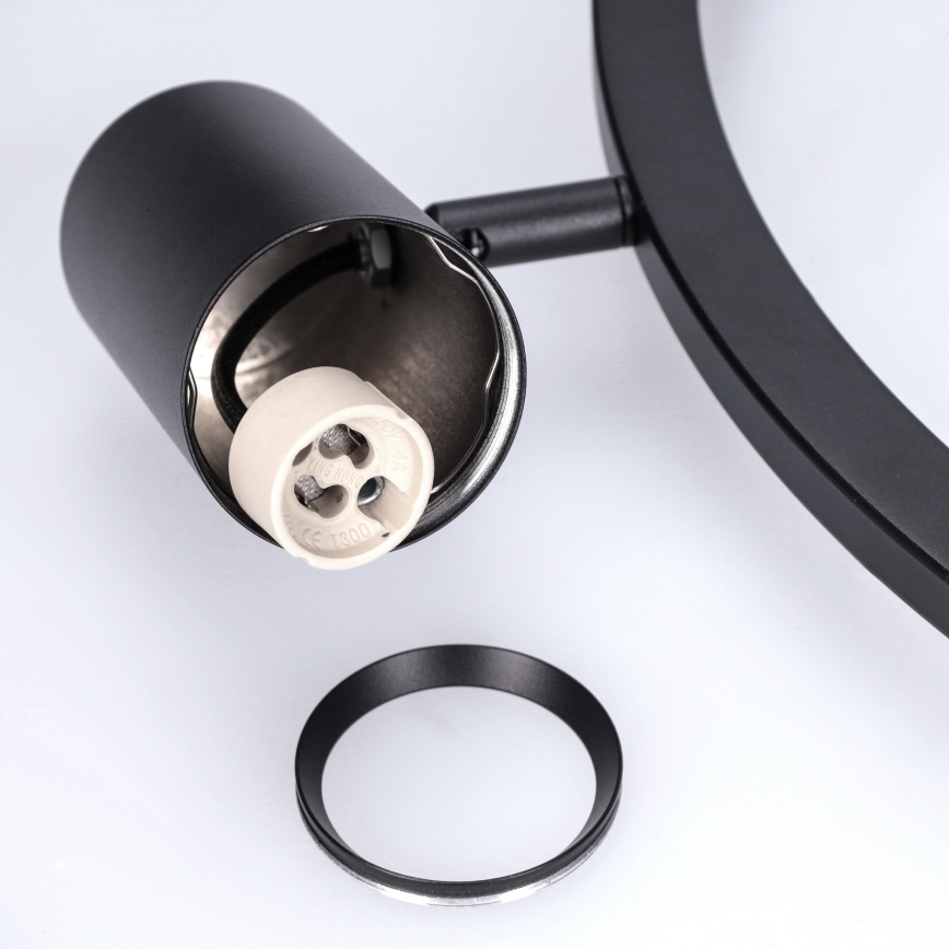 BRILAGI - Hanglamp met kabel SELE 4xGU10/30W/230V zwart
