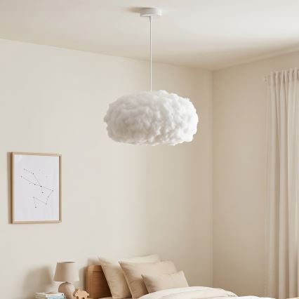 Brilagi - Hanglamp met kabel SOLEAIR 1xE27/60W/230V Ø 45 cm wit