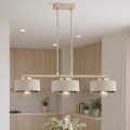 Brilagi - Hanglamp met kabel SPRING 3xE27/60W/230V beige/goud