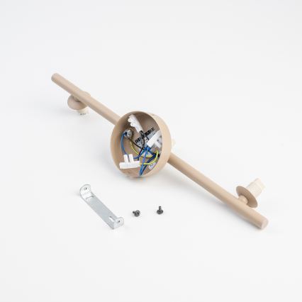BRILAGI - Hanglamp met kabel VULCANO 1x G9/8W/230V Ø 15 cm beige/rookbeige