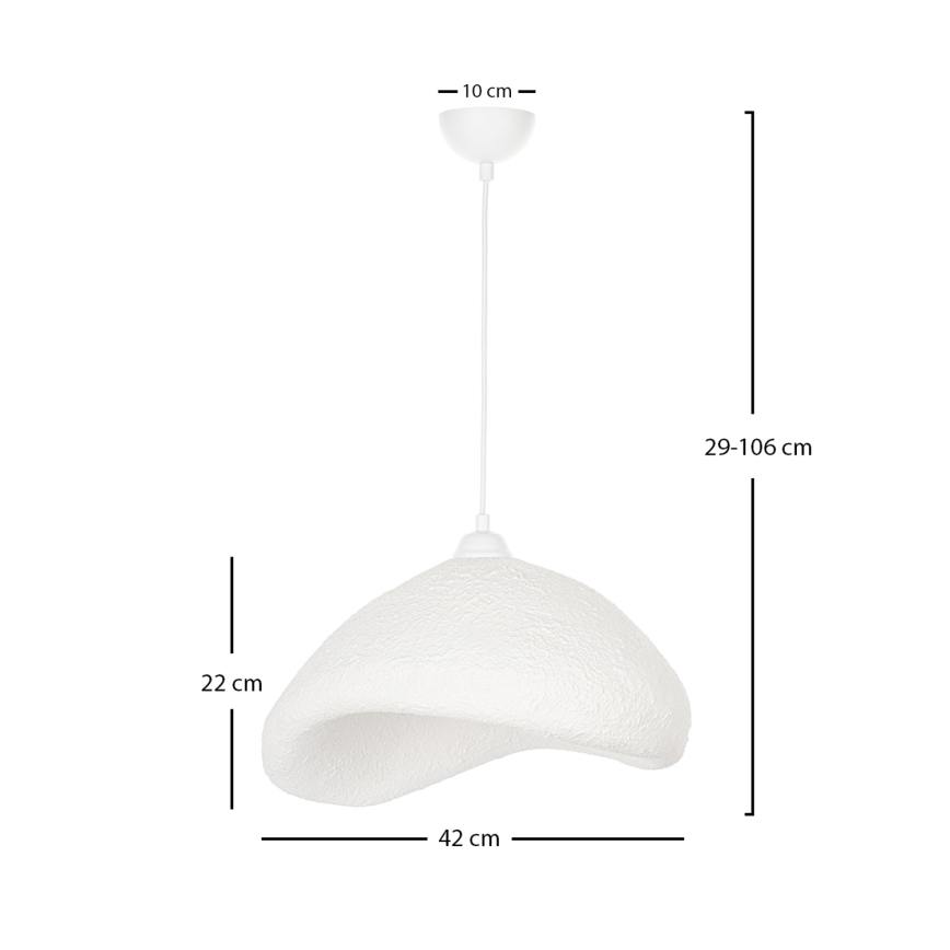 Brilagi - Hanglamp met kabel WABI SABI 1xE27/40W/230V pr. 42 cm wit