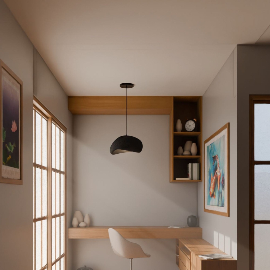 Brilagi - Hanglamp met kabel WABI SABI 1xE27/40W/230V zwart