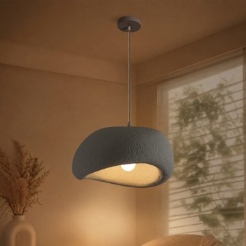 BRILAGI - Hanglamp met kabel WABI SABI 1xE27/60W/230V Ø 40 cm grijs