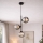 Brilagi - Hanglamp met snoer DIOR 3xE27/60W/230V zwart/rookgrijs