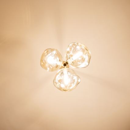BRILAGI - Hanglamp met snoer VULCANO 3xG9/8W/230V beige/rookbeige beige