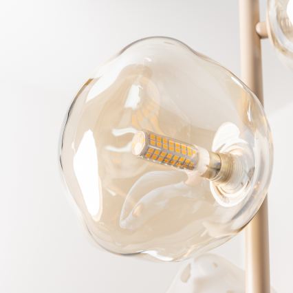 BRILAGI - Hanglamp met snoer VULCANO 3xG9/8W/230V beige/rookbeige beige