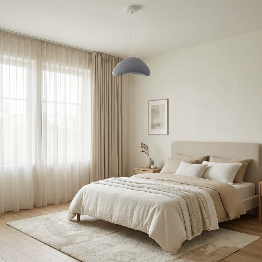 Brilagi - Hanglamp met snoer WABI SABI 1xE27/40W/230V Ø 33 cm grijs