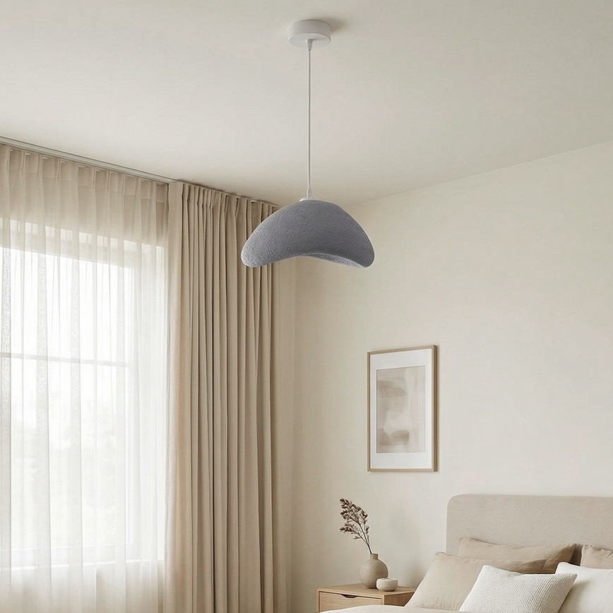 Brilagi - Hanglamp met snoer WABI SABI 1xE27/40W/230V Ø 33 cm grijs