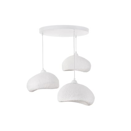 Brilagi - Hanglamp met snoer WABI SABI 3xE27/40W/230V Ø 60 cm wit