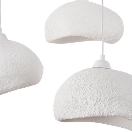Brilagi - Hanglamp met snoer WABI SABI 3xE27/40W/230V Ø 60 cm wit
