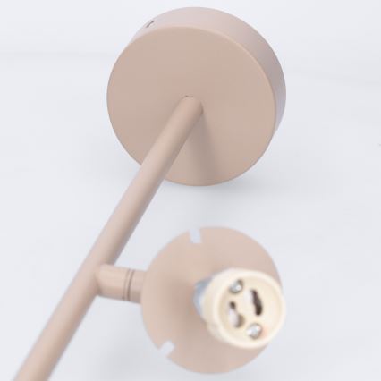 Brilagi - Hanglamp met staaf BRANCH 3xGU10/30W/230V beige