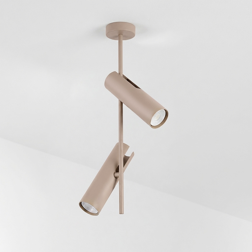 Brilagi - Hanglamp met stang BRANCH 2xGU10/30W/230V beige