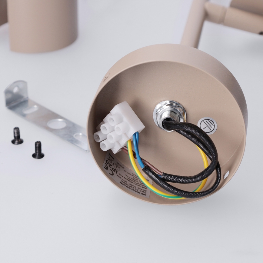 Brilagi - Hanglamp met stang BRANCH 2xGU10/30W/230V beige