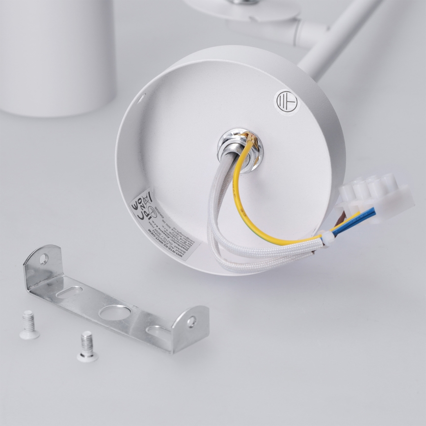 Brilagi - Hanglamp met stang BRANCH 2xGU10/30W/230V wit