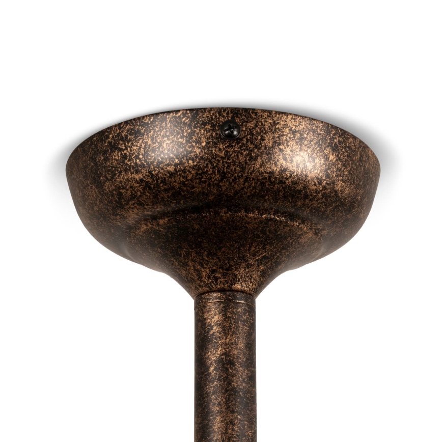 BRILAGI - Hanglamp met stang FORGE 2xE27/60W/230V koper/patina
