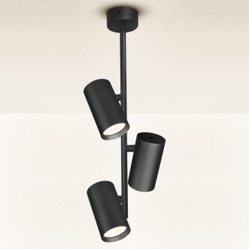 Brilagi - Hanglamp met vaste pendel SELE VERTICAL 3xGU10/30W/230V zwart